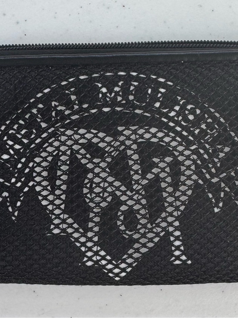 Metal Mulisha Mesh Zipper Card Wallet